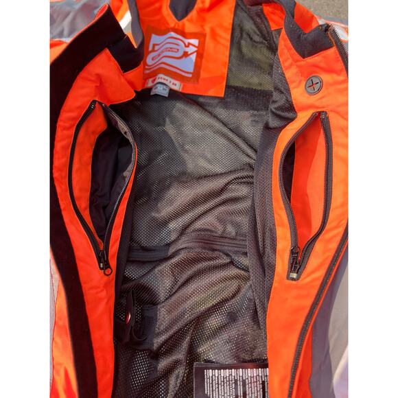 Arctiva Jacket Men Size Medium Multi-Orange Comp 7 RR Compatible Shell Outerwear - Picture 7 of 12